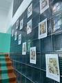 В рамках Недели филологии в школе проходят выставки портретов писателей в стиле Арт-дизайн и 